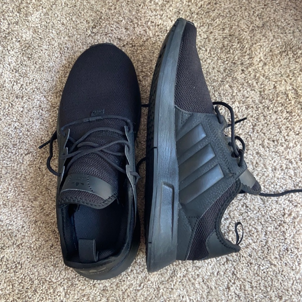 Adidas Black athletic shoes